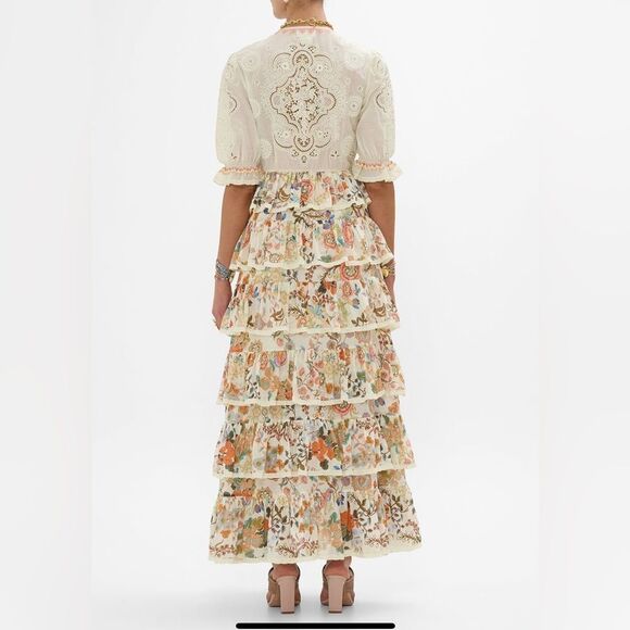 12 PRE-LOVED CAMILLA Dress  1200.00 PUFF SLEEVED HONOR OF HEIRLOOM COLLECTION - Picture 3 of 8